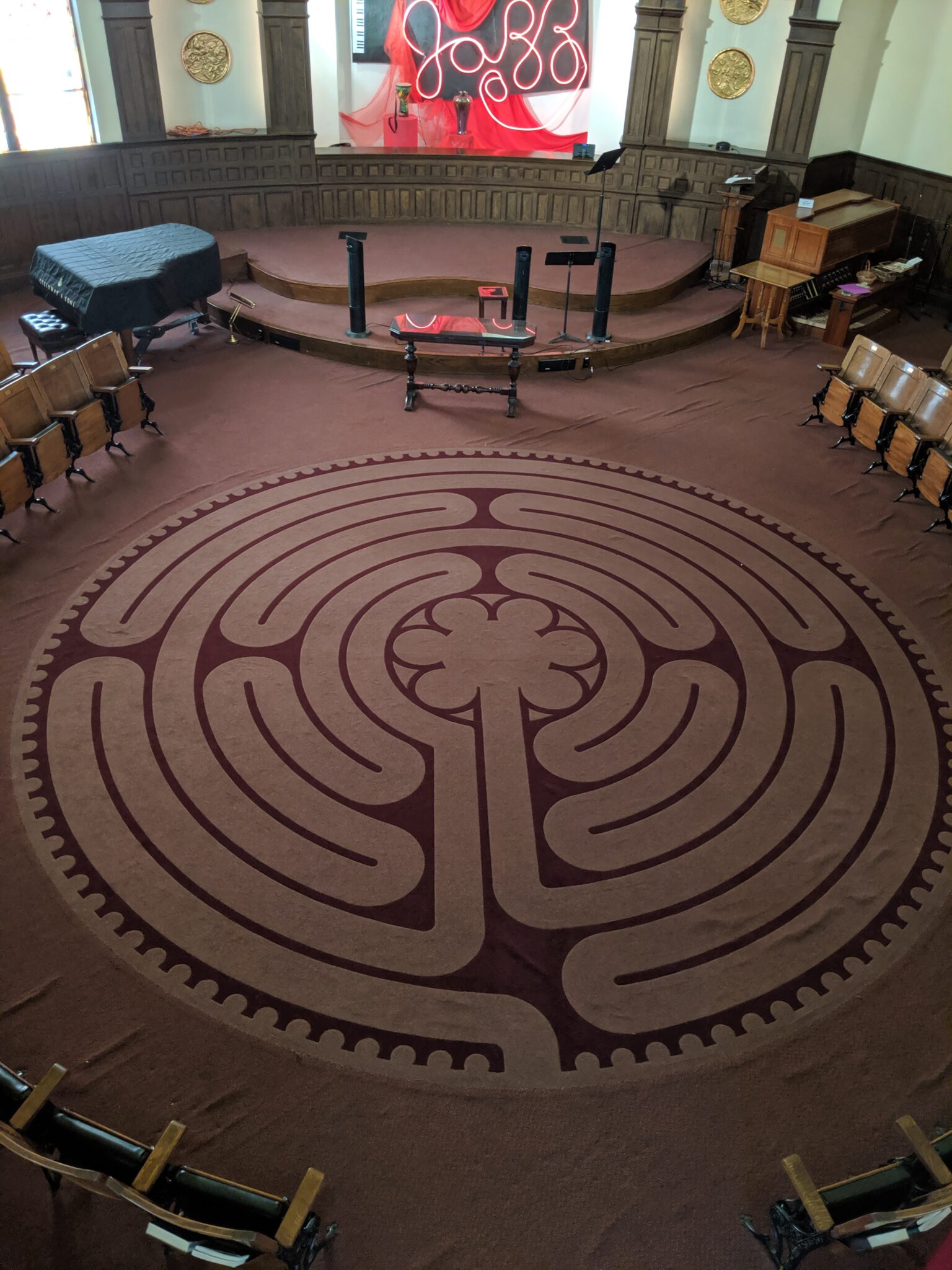 The Labyrinth as a Spiritual Path First Unitarian Church of San José